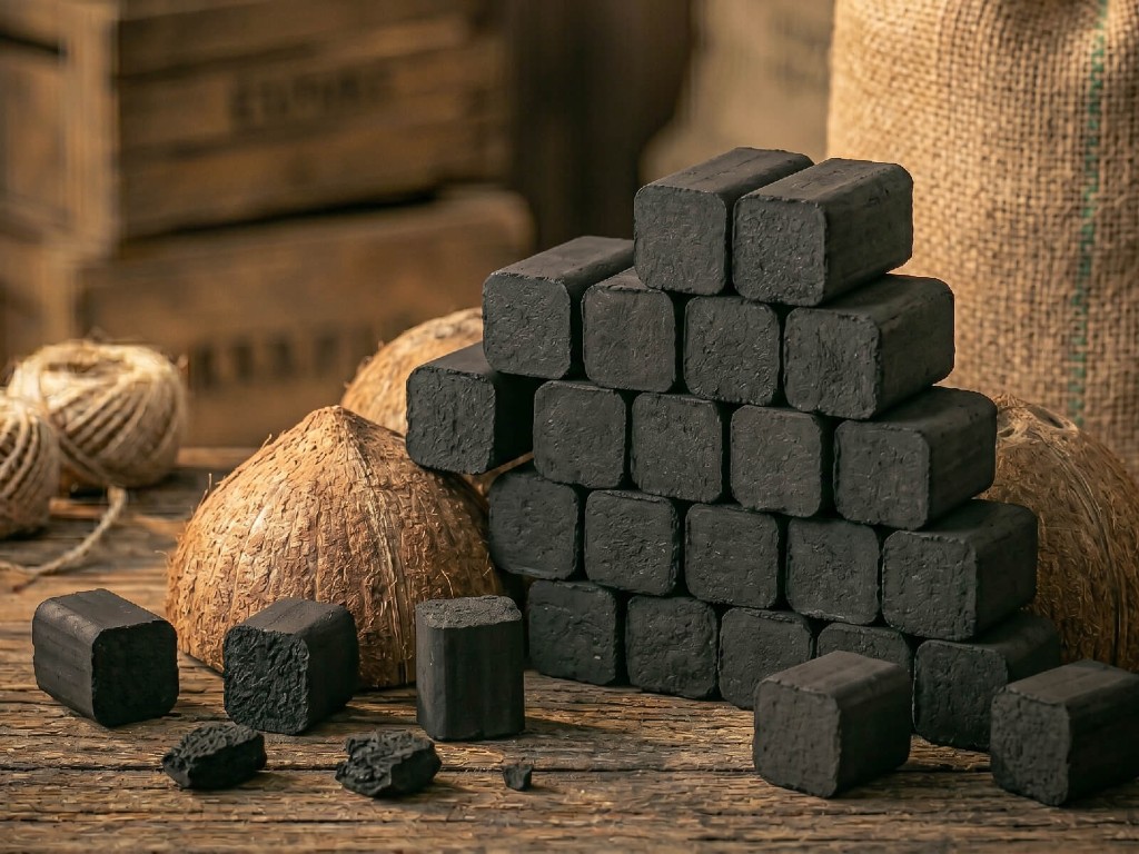 Coconut shell charcoal